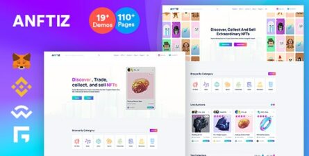 Anftiz - NFT Marketplace and Landing page Template - 36028068