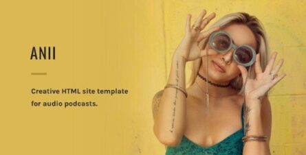 Anii - Audio Podcast HTML Site Template - 25268946