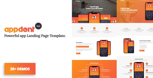 Appdent - App Landing Page - 20843838