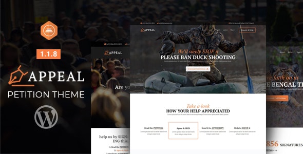 Appeal – Fully Functional Petition Theme – 16149266