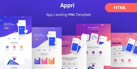 Appri - App Landing HTML5 Template - 24625178