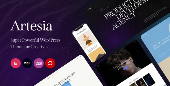 Artesia – WordPress Theme for Creatives – 35462148