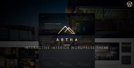 Artha Interactive Interior WordPress Theme - 21477696