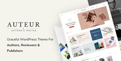 Auteur – WordPress Theme for Authors and Publishers – 23107001