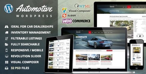 Automotive Car Dealership Business WordPress Theme – 9210971