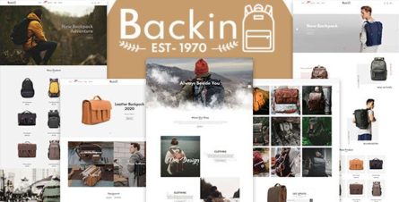 Backin - Bags And Backpack Modern Shopify Theme - 26000055