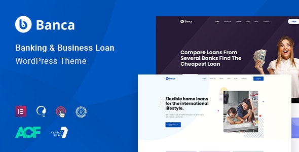 Banca – Banking, Finance & Business Loan WordPress Theme – 33736009