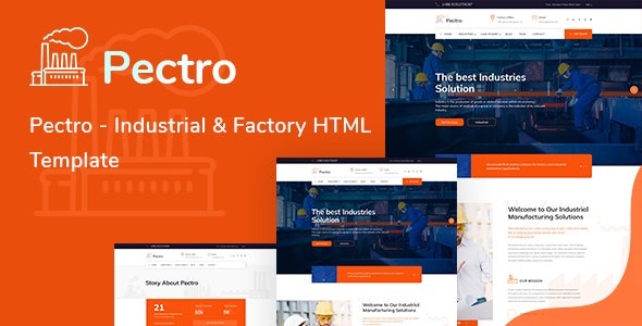 Pectro – Industrial & Factory HTML Template – 22873121