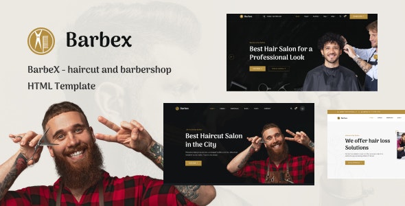 BarbeX – Hair Salon and Barber Shop HTML Template – 38751813