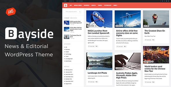 Bayside - Responsive WordPress Theme - 4071850