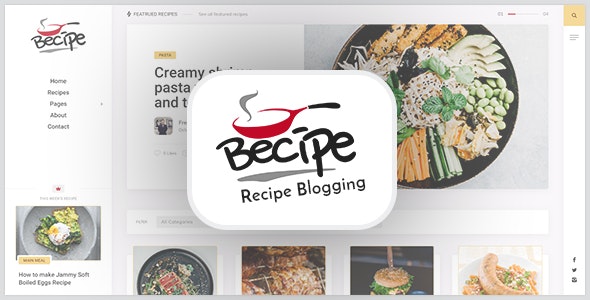 Becipe – Recipe Blogging WordPress Theme – 29029917