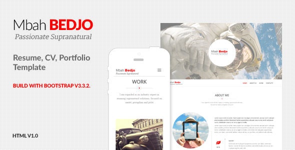Bedjo - Resume, CV, Portfolio Template - 11784859