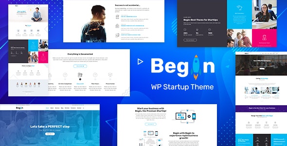 Begin - Startup WordPress SaaS Theme - 20590319