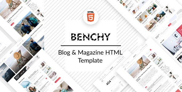 Benchy – Blog & Magazine HTML Template – 33654439