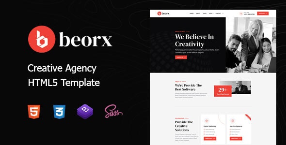 Beorx – Creative Agency HTML5 Template – 36182892