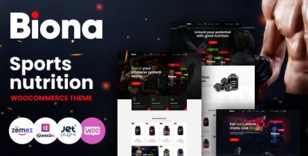 Biona - Sports Nutrition WooCommerce Theme - 32812712
