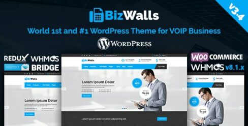 BizWalls | Responsive VOIP & Virtual Phone Business WordPress Theme – 20294449