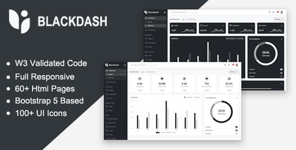 Blackdash – Bootstrap5 Admin Template – 23497797