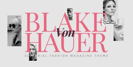 Blake von Hauer - Editorial Fashion Magazine Theme - 17400102