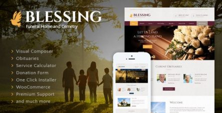 Blessing - Funeral Home Services & Cremation Parlor WordPress Theme - 11675707