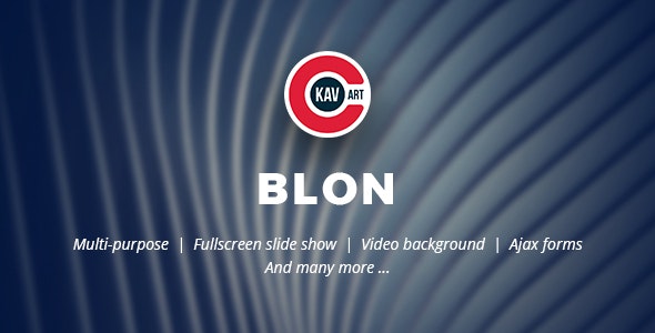 Blon - Personal Portfolio Template - 25267874