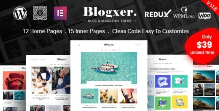 Bloxer - Blog & Magazine WordPress Theme - 23713133