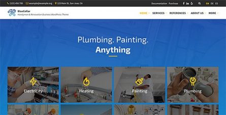 BlueCollar - Handyman & Renovation Business WordPress Theme - 10406508