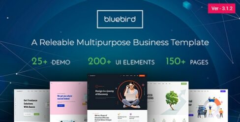 Bluebird – Multipurpose Business HTML Template – 24782709