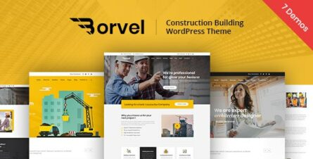 Borvel - Construction Building Company WordPress Theme - 23201009