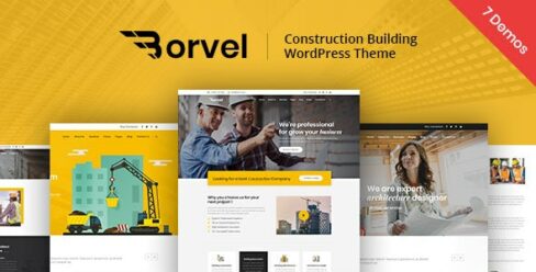 Borvel – Construction Building Company WordPress Theme – 23201009