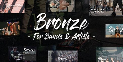 Bronze – A Professional Music WordPress Theme – 27562954