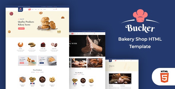 Bucker – Bakery Shop HTML Template – 33361768