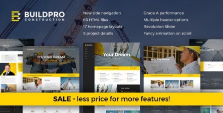 BuildPro - Construction and Building Website Template - 16555797