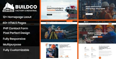 Buildco – Factory, Industrial & Construction Template – 23671904