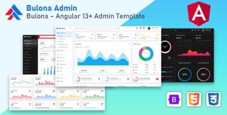 Bulona - Angular 13+ Admin Template - 28023501