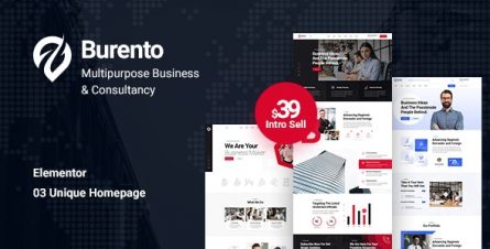 Burento - Multipurpose Business WordPress Theme - 26320648
