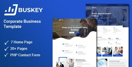 Buskey - Business Consulting and Corporate Template - 22406416