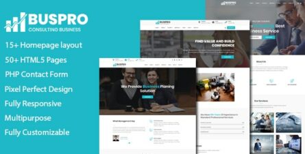 Buspro - Multipurpose Business and Corporate Template - 23352829