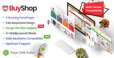 BuyShop - Responsive & Multipurpose OpenCart 3 Theme with Mobile-Specific Layouts - 22133122
