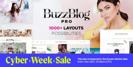 Buzz - Lifestyle Blog & Magazine WordPress Theme - 7424768