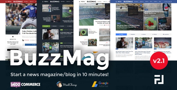 BuzzMag – Viral News WordPress Magazine/Blog Theme – 19207752