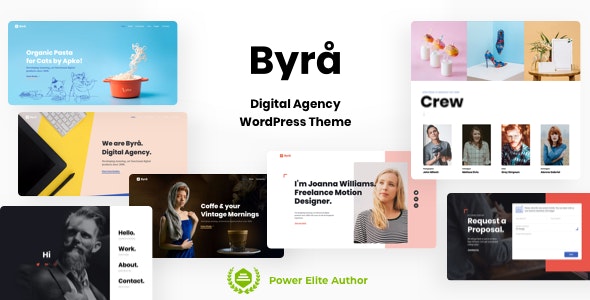 Byra - Simple Portfolio WordPress Theme - 23896770