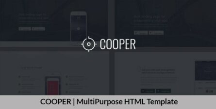COOPER - MultiPurpose HTML Template - 20484981