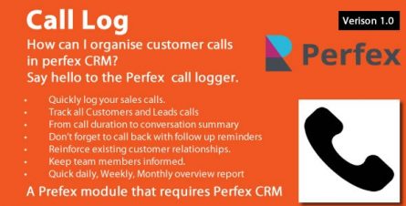 Call Log module for Perfex CRM - 27643032