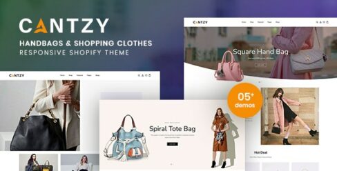 Cantzy – Handbags & Shopping Clothes Responsive Shopify Theme – 34618642