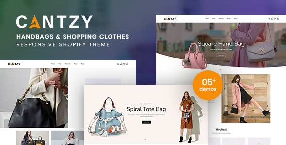 Cantzy - Handbags & Shopping Clothes Responsive Shopify Theme - 34618642