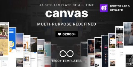 Canvas - The Multi-Purpose HTML5 Template - 9228123