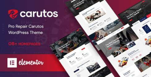 Carutos – Car Repair Services & Auto Parts WooCommerce WordPress Theme – 25187017