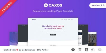 Caxos - Landing Page Template - 27606448