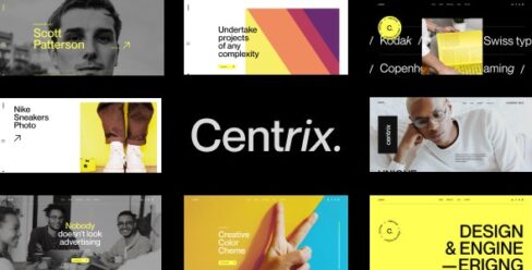 Centrix. – Creative Agency & Portfolio HTML Template – 33690373